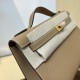 Kelly imported Epsom leather semi handmade hand sewn wax thread Kelly imported Epsom leather semi handmade hand sewn wax thread