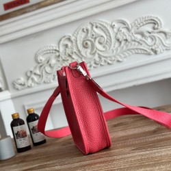 Mini Eveline~Eveline semi handmade+wax thread self matching shoulder strap+TC cowhide