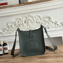 Mini Eveline~Eveline semi handmade+wax thread self matching shoulder strap+TC cowhide