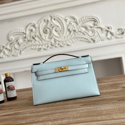 Kelly imported Epsom leather semi handmade hand sewn wax thread