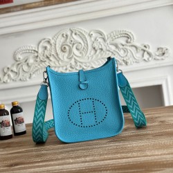 Mini Eveline~Eveline semi handmade+wax thread self matching shoulder strap+TC cowhide