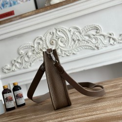 Mini Eveline~Eveline semi handmade+wax thread self matching shoulder strap+TC cowhide