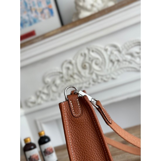 Mini Eveline~Eveline semi handmade+wax thread self matching shoulder strap+TC cowhide Mini Eveline~Eveline semi handmade+wax thread self matching shoulder strap+TC cowhide
