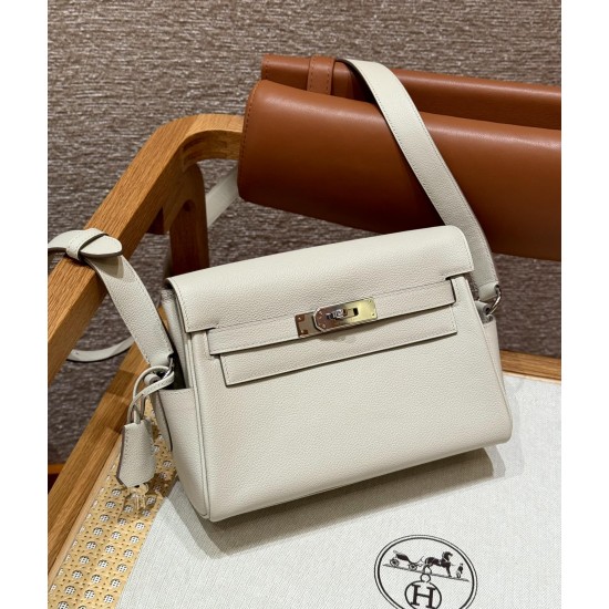 Men's Kelly messenger bag 25cm imported Evercolor leather from the factory Men's Kelly messenger bag 25cm imported Evercolor leather from the factory