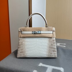 KL28 High Light Nile Crocodile Skin Kelly 28cm