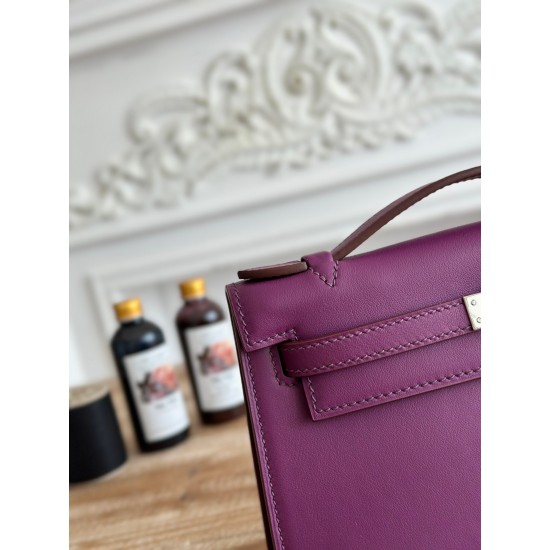 Kelly imported Epsom leather semi handmade hand sewn wax thread Kelly imported Epsom leather semi handmade hand sewn wax thread