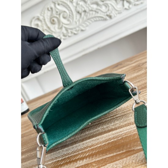 Mini Eveline~Eveline semi handmade+wax thread self matching shoulder strap+TC cowhide Mini Eveline~Eveline semi handmade+wax thread self matching shoulder strap+TC cowhide