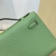 Kelly imported Epsom leather semi handmade hand sewn wax thread