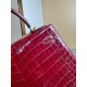 KL28 High Light Nile Crocodile Skin Kelly 28cm