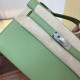 Kelly imported Epsom leather semi handmade hand sewn wax thread