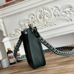 Mini Eveline~Eveline semi handmade+wax thread self matching shoulder strap+TC cowhide
