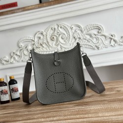 Mini Eveline~Eveline semi handmade+wax thread self matching shoulder strap+TC cowhide