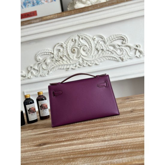 Kelly imported Epsom leather semi handmade hand sewn wax thread Kelly imported Epsom leather semi handmade hand sewn wax thread