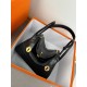 Lindy26 crocodile skin black