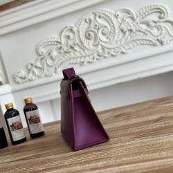 Kelly imported Epsom leather semi handmade hand sewn wax thread