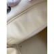 Hand sewn Birkin 25cm Cargo swift woven fabric with creamy silver buckle