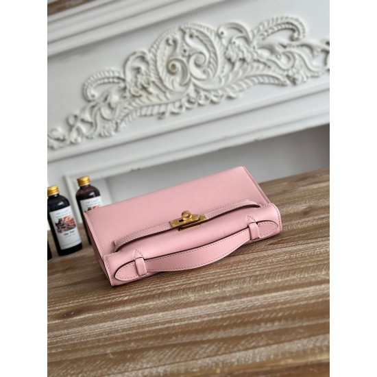 Kelly imported Epsom leather semi handmade hand sewn wax thread Kelly imported Epsom leather semi handmade hand sewn wax thread