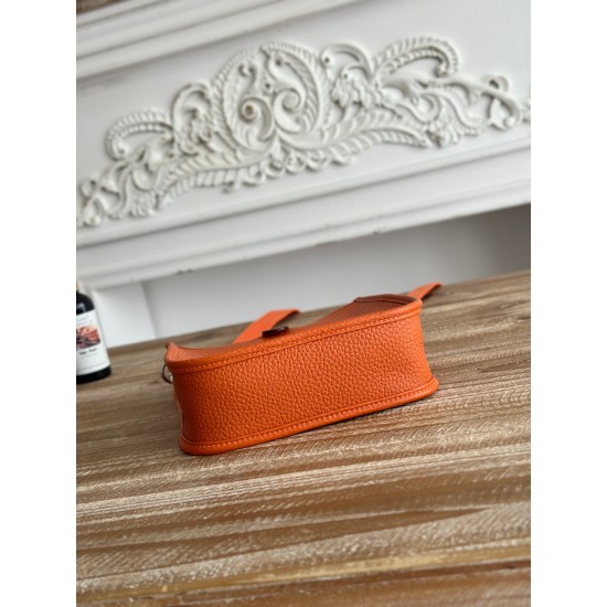 Mini Eveline~Eveline semi handmade+wax thread self matching shoulder strap+TC cowhide Mini Eveline~Eveline semi handmade+wax thread self matching shoulder strap+TC cowhide