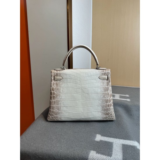 KL28 High Light Nile Crocodile Skin Kelly 28cm
