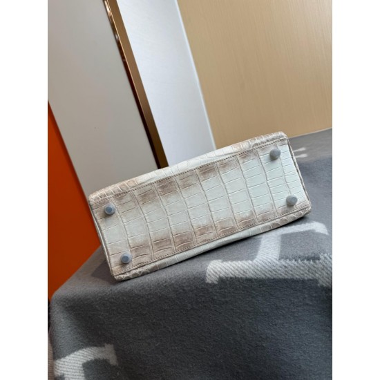 KL28 High Light Nile Crocodile Skin Kelly 28cm