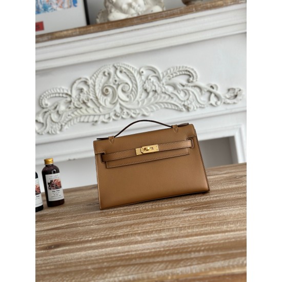 Kelly imported Epsom leather semi handmade hand sewn wax thread Kelly imported Epsom leather semi handmade hand sewn wax thread