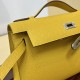 Kelly imported Epsom leather semi handmade hand sewn wax thread
