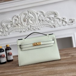 Kelly imported Epsom leather semi handmade hand sewn wax thread