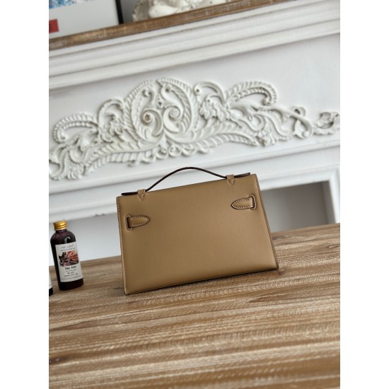 Kelly imported Epsom leather semi handmade hand sewn wax thread