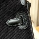 Birkin 25Cargo cloth bag canvas splicing swift