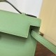 Kelly imported Epsom leather semi handmade hand sewn wax thread Kelly imported Epsom leather semi handmade hand sewn wax thread