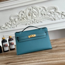 Kelly imported Epsom leather semi handmade hand sewn wax thread