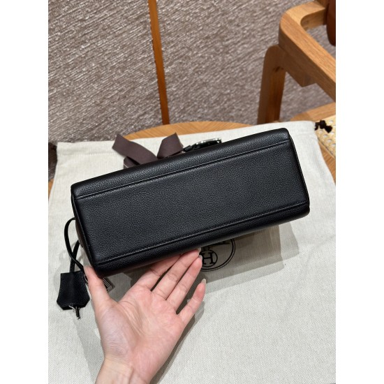 Men's Kelly messenger bag 25cm imported Evercolor leather from the factory Men's Kelly messenger bag 25cm imported Evercolor leather from the factory