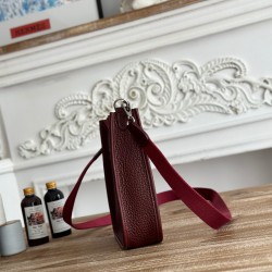 Mini Eveline~Eveline semi handmade+wax thread self matching shoulder strap+TC cowhide