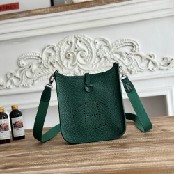 Mini Eveline~Eveline semi handmade+wax thread self matching shoulder strap+TC cowhide