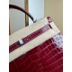 KL28 High Light Nile Crocodile Skin Kelly 28cm KL28 High Light Nile Crocodile Skin Kelly 28cm
