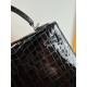 KL25 Amber Yellow Highlighting Nile Crocodile Skin Kelly 25cm KL25 Amber Yellow Highlighting Nile Crocodile Skin Kelly 25cm