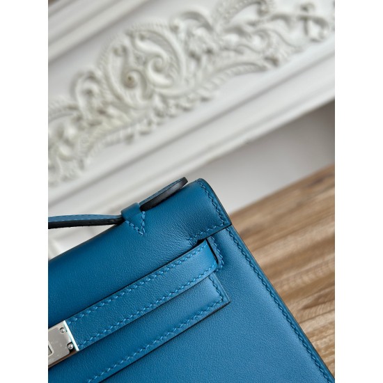 Kelly imported Epsom leather semi handmade hand sewn wax thread Kelly imported Epsom leather semi handmade hand sewn wax thread