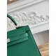 Kelly imported Epsom leather semi handmade hand sewn wax thread Kelly imported Epsom leather semi handmade hand sewn wax thread
