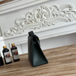 Kelly imported Epsom leather semi handmade hand sewn wax thread