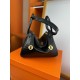 Lindy26 crocodile skin black