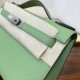 Kelly imported Epsom leather semi handmade hand sewn wax thread