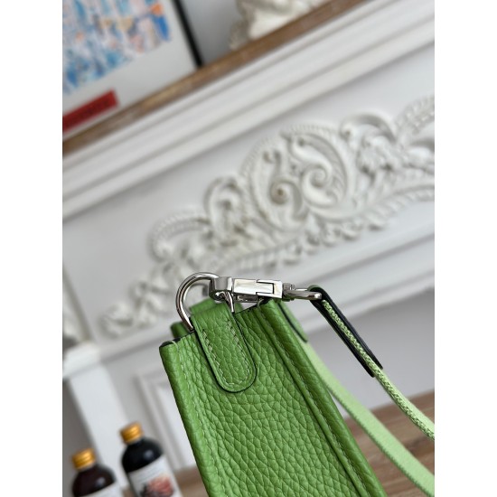 Mini Eveline~Eveline semi handmade+wax thread self matching shoulder strap+TC cowhide Mini Eveline~Eveline semi handmade+wax thread self matching shoulder strap+TC cowhide