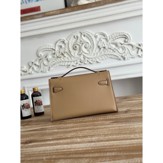 Kelly imported Epsom leather semi handmade hand sewn wax thread Kelly imported Epsom leather semi handmade hand sewn wax thread