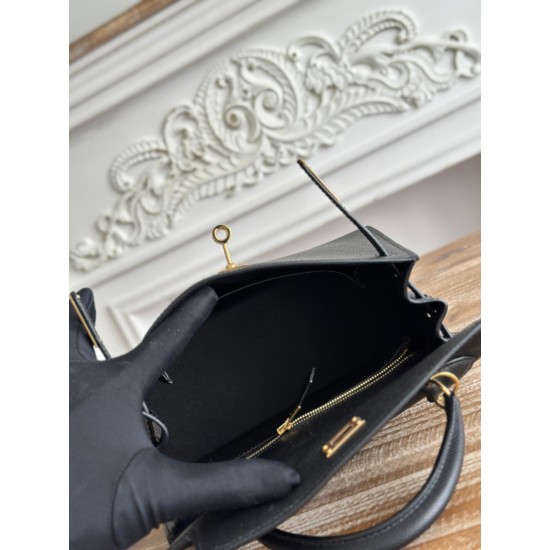Kelly imported Epsom leather semi handmade hand sewn wax thread Kelly imported Epsom leather semi handmade hand sewn wax thread