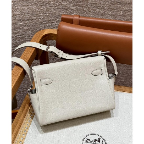 Men's Kelly messenger bag 25cm imported Evercolor leather from the factory Men's Kelly messenger bag 25cm imported Evercolor leather from the factory