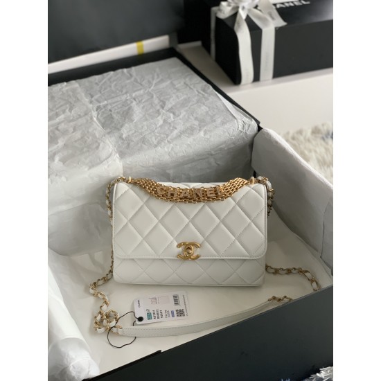 22Rhinestone Flap Bag , Messenger Bag