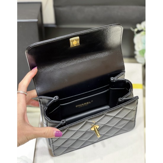  24B Mini Flap with Top Handle