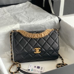 22Rhinestone Flap Bag , Messenger Bag