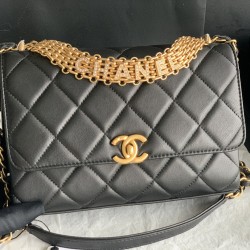 22Rhinestone Flap Bag , Messenger Bag