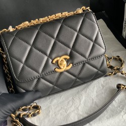 22Rhinestone Flap Bag , Messenger Bag
